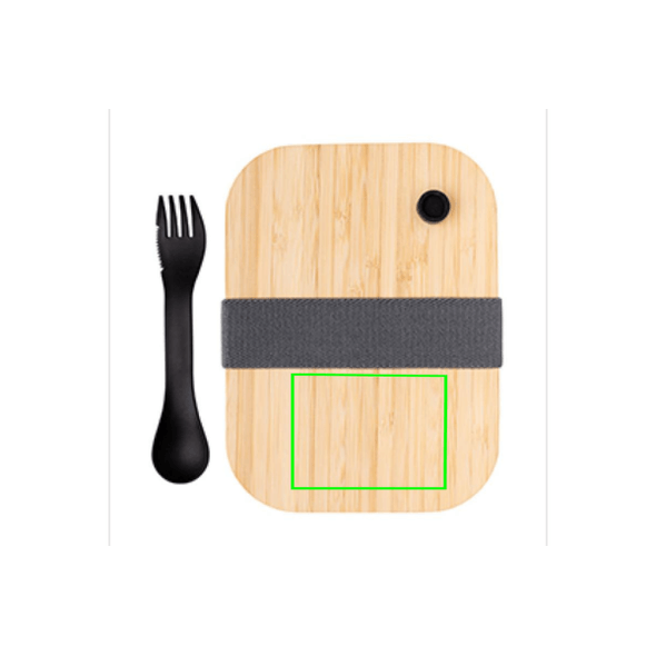 Glazen lunchbox met bamboe deksel
